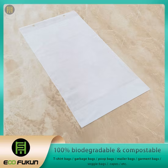 Sac d'en-tête 100 % biodégradable, sac de guichet pour le pain