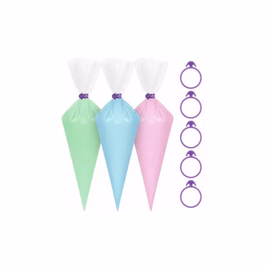 Sac à pâtisserie en plastique de qualité alimentaire LDPE pour décoration de gâteaux